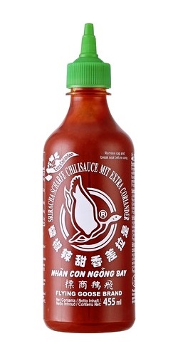 Salsa al peperoncino Sriracha con coriandolo -Flying Goose 455ml